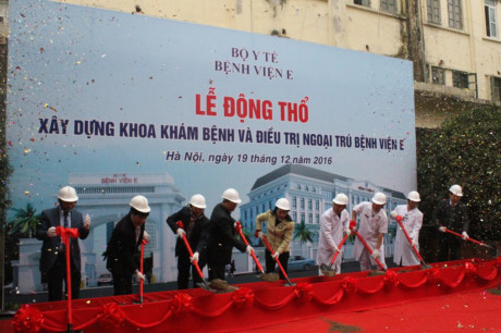  Bệnh viện E xây dựng Khu khám bệnh và điều trị ngoại trú hiện đại